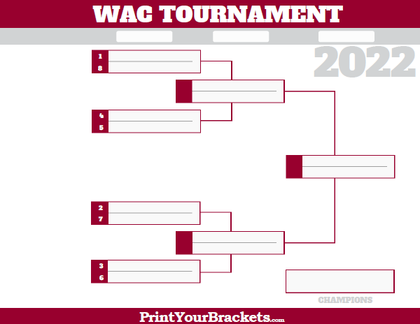 WAC Conference Tournament Bracket