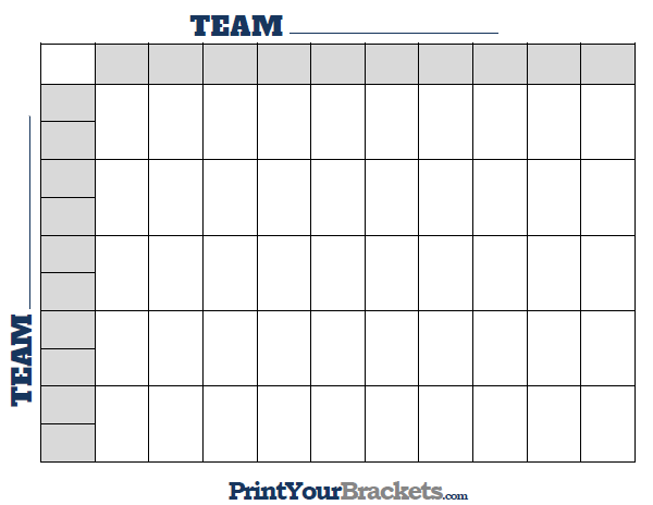 print your own brackets nfl