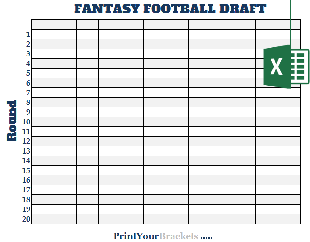 2018 fantasy football draft cheat sheet excel