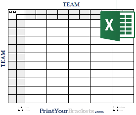 Excel 50 Square Halftime Line Super Bowl Grid