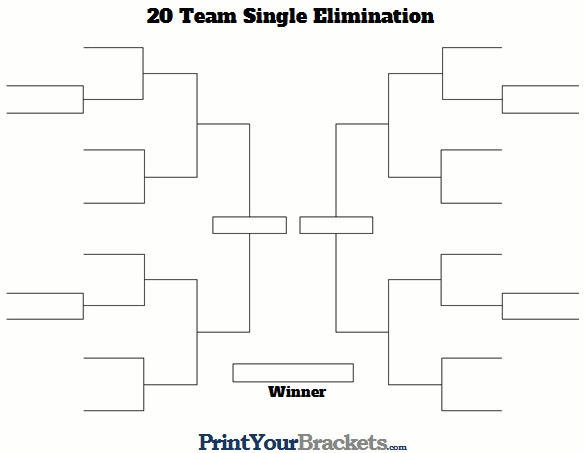 20 Team Single Elimination 